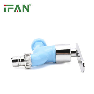 Grifos de agua de muestra <span class=keywords><strong>gratis</strong></span> IFAN, cuerpo azul de plástico, grifos de agua de 1/2 pulgadas, grifo de agua de plástico de acero inoxidable - Product Image 6