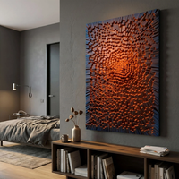 Peinture à l'huile et acrylique abstraite pour salon, chambre et salle à manger, minimaliste, moderne, haut de gamme, faite à la main, avec cadre en plastique transparent, à suspendre