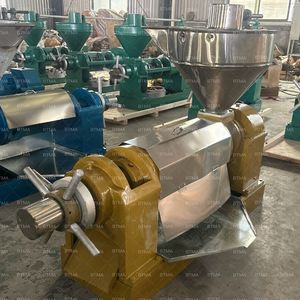 เครื่องกดน้ำมันแบบสกรู6YL-120เกรดอุตสาหกรรมสำหรับการแปรรูปน้ำมันเรพซีดและน้ำมันมะพร้าวขนาดใหญ่ - Product Image 4