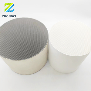 Zhongci 10 Years <strong>Ceramic</strong> Manufacturer Cordierite Honeycomb <strong>Ceramic</strong> Catalyst Substrate for Car Exhaust Gas <strong>Purifier</strong> - Product Image 1