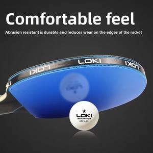 Raquette de tennis de table <span class=keywords><strong>LOKI</strong></span> <span class=keywords><strong>Thor</strong></span> K5000 en peuplier avec caoutchouc anti-boucle et anti-adhésif pour débutants, 2 pièces/paquet - Product Image 4