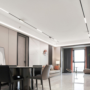 Bán Buôn Từ Thông Minh COB Thay Đổi Độ Sáng Bề Mặt Lõm Mặt Dây Chuyền 48V Tại Chỗ Tuyến Tính Hệ Thống Đường Sắt Ánh Sáng Từ Tính Dẫn Theo Dõi Hệ Thống Ánh Sáng - Product Image 3