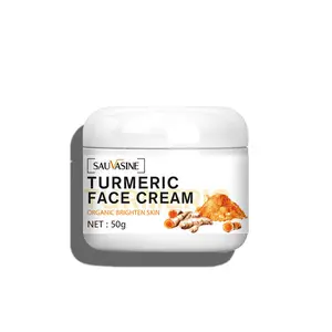 Großhandel Schönheit 50g Bio aufhellen Haut aufhellung Anti-Aging-Feuchtigkeit creme Kurkuma Gesichts creme Lotion
