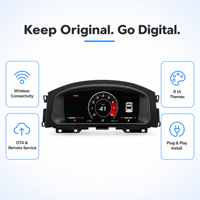 Panel de Instrumentos LCD para Automóvil, Tablero de Instrumentos Líquido para VW Golf7 2014-2020, Tablero Multimedia, Cabina Virtual para Automóvil
