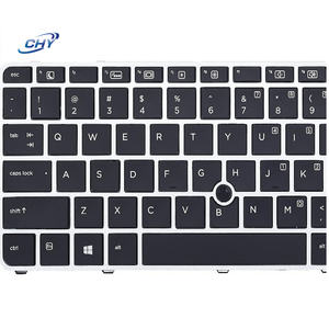 Clavier d'ordinateur portable original pour <span class=keywords><strong>HP</strong></span> Elitebook 850 <span class=keywords><strong>G3</strong></span> 755 <span class=keywords><strong>G3</strong></span> US Clavier rétroéclairé et point de souris Argent - Product Image 3