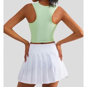 Conjunto de Falda de Tenis Deportiva de Alta Calidad para Mujer, Personalizada, Transpirable, de Secado Rápido, con Logotipo Frontal, Venta al Por Mayor - Product Image 4