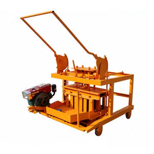 QM4-45 Diesel Tragbare Betonblockmaschine, Mobile Ziegelherstellungsmaschine, Eierlegende Blockherstellungsmaschine Preis - Product Image 3