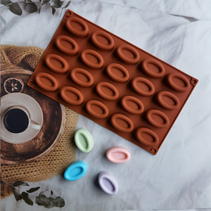 <span class=keywords><strong>Moule</strong></span> à pâtisserie professionnel en silicone, 20 cavités, forme ovale, pour chocolats, truffes, mousses, financiers, gâteaux, puddings et confiseries - Product Image 5