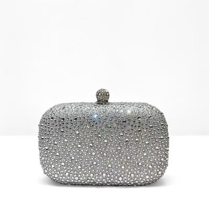 New Shiny Bling Luxury Evening Bags Women's Gold <strong>Silver</strong> Wedding <strong>Clutch</strong> with Rhinestone Purses Crystal Handbag Bag - Product Image 5