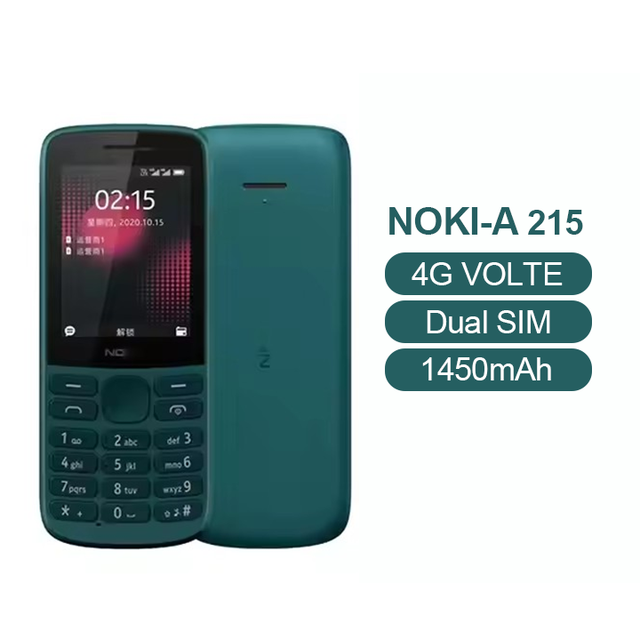 4G Android Function Cell Phone Noki-a 215 Has Hotspot Function Google Service