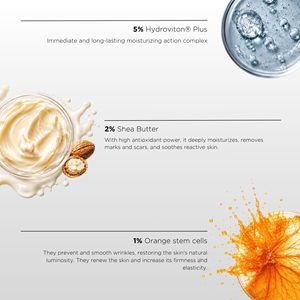Crème hydratante anti-âge bio UNICA+ 50ML OBM Airless pour peaux mixtes à grasses pour femmes - Product Image 2