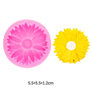 Juego <span class=keywords><strong>de</strong></span> 6 uds <span class=keywords><strong>de</strong></span> moldes <span class=keywords><strong>de</strong></span> <span class=keywords><strong>Fondant</strong></span> <span class=keywords><strong>de</strong></span> silicona líquida 3D Margarita <span class=keywords><strong>girasol</strong></span> Chocolate caramelo gelatina molde para decoración <span class=keywords><strong>de</strong></span> pasteles DIY herramientas para hornear - Product Image 3