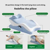 Oreiller d'action multifonctionnel pour couple, coussin auxiliaire pour le sexe en position couchée, utilisation à domicile, mousse à mémoire de forme, soie glacée, moderne