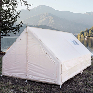 Tente dôme gonflable automatique avec fenêtres à double paroi, abri de camping portable pour toutes les conditions météorologiques - Product Image 3