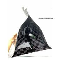 Sachet Mylar personnalisé 3.5 avec logo imprimé exotique, emballage plastique à fenêtre, anti-odeur, forme de fenêtre, premium, vierge, forme spéciale