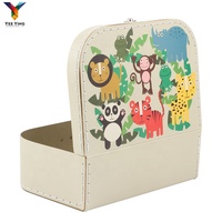 Boîte d'emballage cadeau pour bébé en carton papier mini valise avec impression personnalisée