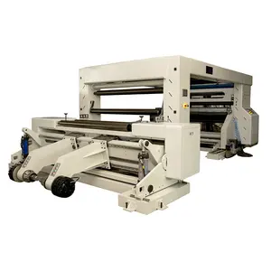 Máquina de corte de papel térmico Jumbo rollo de papel pos cartón sin núcleo rebobinado máquina cortadora de papel adhesivo