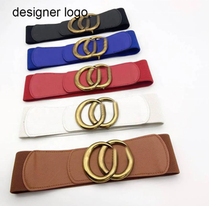 Üreticileri özel kadınlar lüks inci tokaları marka tasarımcı deri kemerler streç bel bayanlar elastik kemer - Product Image 2