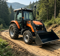 Ensemble complet d'outils agricoles pour tracteur à roues : Ripper, motoculteur et désherbeur à installation rapide pour le traitement complet des terres agricoles