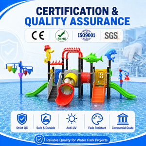 Équipement de jeux aquatiques extérieur commercial pour enfants, toboggan pour <span class=keywords><strong>parc</strong></span> <span class=keywords><strong>aquatique</strong></span> et maternelle - Product Image 5