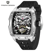 Montre automatique pour homme PAGANI DESIGN YS018, verre saphir, nouveau design tendance, mouvement transparent à fond creux, montre de luxe pour homme