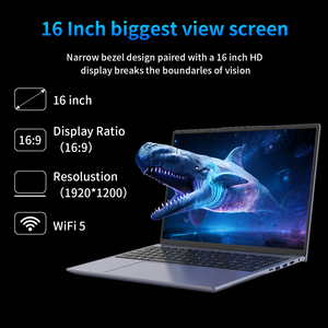 LUCKYSTAR Ordinateur portable 16 pouces Intel <span class=keywords><strong>Core</strong></span> <span class=keywords><strong>I5</strong></span> 3,3 GHz 8 Go de RAM SSD Windows 11 Home Clavier numérique Écran Full HD Expédition rapide OEM ODM - Product Image 5