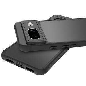 Funda mate con tacto de piel para Google Pixel 8A/6 Pro, funda para Google 10 Pro XL semitransparente de PC dos en uno - Product Image 2