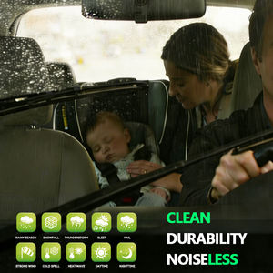 Pour <span class=keywords><strong>essuie</strong></span>-glaces sans cadre de haute qualité, lame en caoutchouc naturel, meilleure vente, ajustement universel pour 99% des voitures BMW VW Chery - Product Image 6