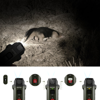 Vente chaude LED lampe de poche poignée ultrasons chien formateur avec 3 Modes étanche IPX7 batterie Rechargeable 16.4 Ft gamme