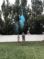 Canon pulvérisateur pour révéler le genre de 36 pouces, Confetti, de couleur bleu ou rose, pour fête, vente en gros
