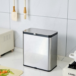 <span class=keywords><strong>Poubelle</strong></span> murale de cuisine en acier inoxydable - Product Image 6