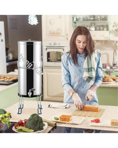 Nsf/ANSI 42 & 372 Hong HUI LT-2.25A ngoài trời thép không gỉ tốt nhất cắm trại trọng lực lọc nước - Product Image 2