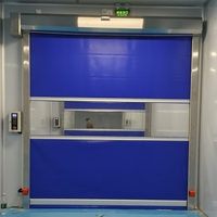 Le PVC enroulent les portes électriques de volet, porte d'enroulement rapide à grande vitesse.
