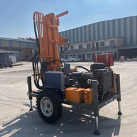 Foreuse portable pour puits d'eau résidentiels, profondeur 300M, pour forage de puits et sondages
