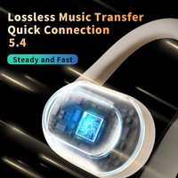 Sibyl Open Ear Air Conduction Neckband Sport Écouteurs Sans Fil Écouteurs V5.3 Casque Air Buds Écouteurs Sans Fil Oreillettes Ouvertes