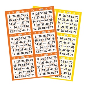 Hot Selling Custom Family Board Game Paper Printing Bingo <b>Playing</b> Fun Top Quality Bingo Game <b>Card</b> Set - Product Image 1