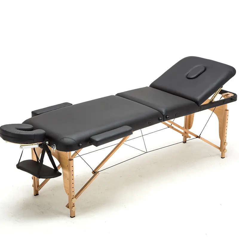 Ayarlanabilir çok fonksiyonlu Pu nefes sandalye yatak kore taşınabilir masaj yatağı
