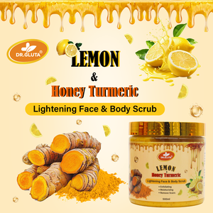 Mới Đến Hữu Cơ Chanh Mật Ong Nghệ Sáng Khuôn Mặt & Cơ Thể Chà Tẩy Tế Bào Chết Giữ Ẩm Loại Bỏ Vết Sẹo Sản Phẩm Dưỡng Da - Product Image 3