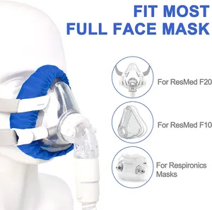 पूरा चेहरा CPAP मुखौटा Liners के लिए पुन: प्रयोज्य कुशन कवर AirFit F20 और AirTouch F20 को कम लाल मार्क सूट के लिए सबसे पूरा चेहरा मास्क