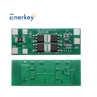 Enerkey papan pelindung baterai Lithium, bor listrik penyedot debu, alat listrik BMS 2S 15A 20A 7.4V 8.4V 18650
