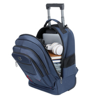Mochila Escolar con Ruedas de Calidad 2024, 18 Pulgadas, Impermeable, de Nailon Oxford, Gran Capacidad, Marca Eminent