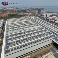 Construction de bâtiment à structure en acier à faible coût pour élevage de volailles, poulailler avec système de ventilation complet