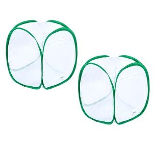 Kinder-Spielzeug Zucht-Habitat-Käfig Zusammenklappbarer Lichtdurchlässiger Weißer Insektenkäfig Netz - Product Image 2