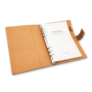 Sản phẩm văn phòng phẩm <span class=keywords><strong>A5</strong></span> A6 Ngân Sách chất kết dính kế hoạch máy tính xách tay lá chất kết dính máy tính xách tay 6 Vòng lỏng tùy chỉnh logo Bìa Cứng PU da - Product Image 5