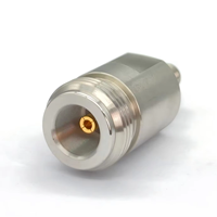 Kit de Adaptador Coaxial de Onda Milimétrica 3.5/N-KKG1, Conectores BNC TNC UHF RF, 50 Ohmios, Alta Frecuencia 10-18GHz, 1.15:1 VSWR, Acero Inoxidable