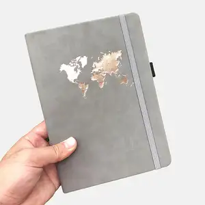 Cuaderno de papelería A5, cuadrícula de puntos, diario de impresión personalizada, páginas de prueba de bolígrafo de índice, venta al por mayor