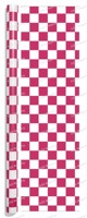 Ensemble de papier cadeau recyclable à carreaux floraux, kit d'emballage tout-en-un, sacs cadeaux, carnets, étiquettes suspendues pour anniversaire