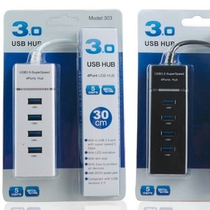<b>USB</b> 3.0 <b>Hub</b> 4 Port SuperSpeed 5 Gbps With LED Indicator For Computer Laptop - Product Image 1