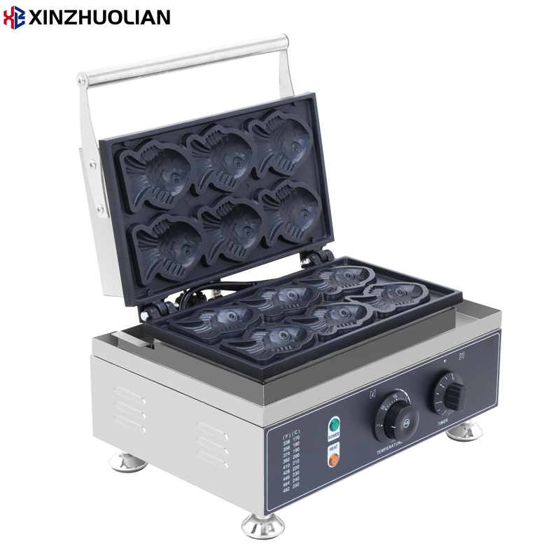 Temperature Controlled Rotated Egg Waffle Machine