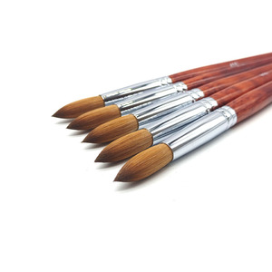 # Pinceau à ongles en acrylique 100% Kolinsky avec manche en bois de 18 mm pour extension de poudre acrylique, nail art et manucure en salon (OEM) - Product Image 4